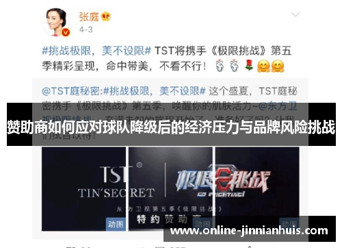 赞助商如何应对球队降级后的经济压力与品牌风险挑战